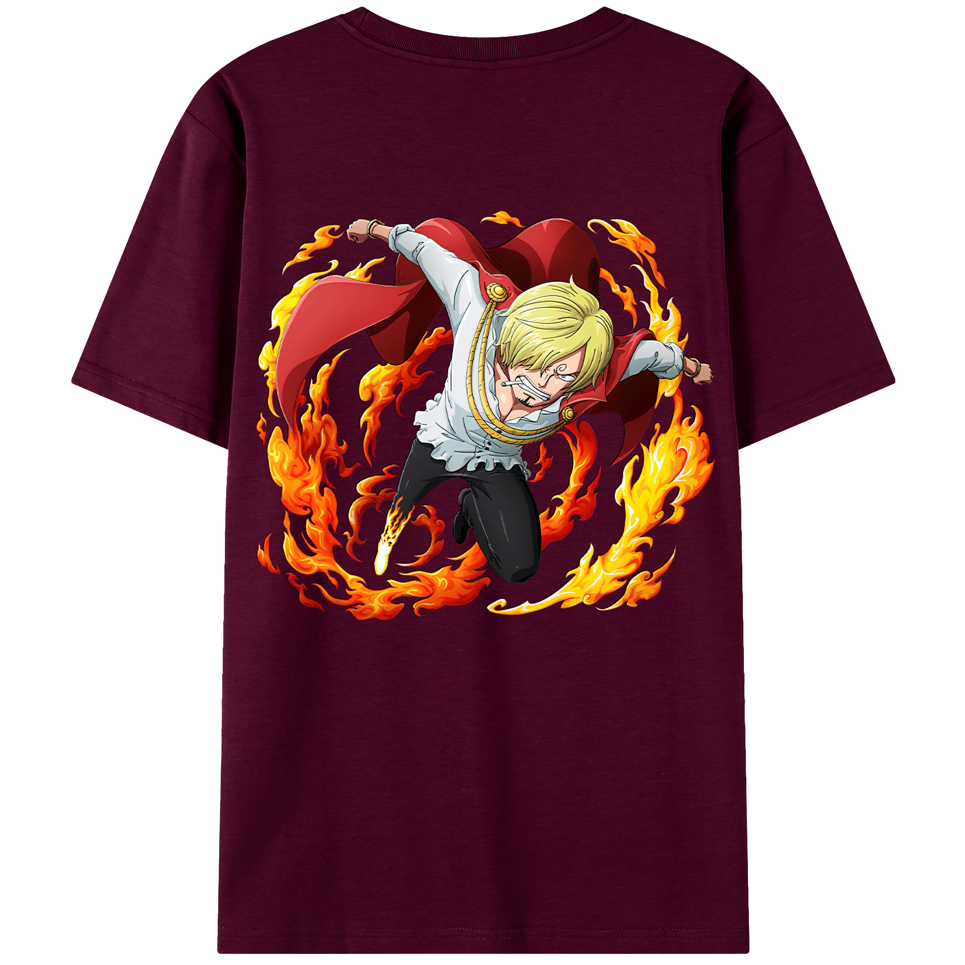 （画像用） ワンピース サンジ ONE PIECE Sanji レディース半袖Tシャツ(バックプリント)